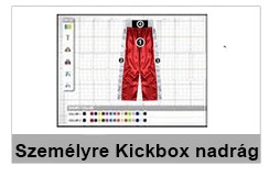 Személyre kick box nadrág